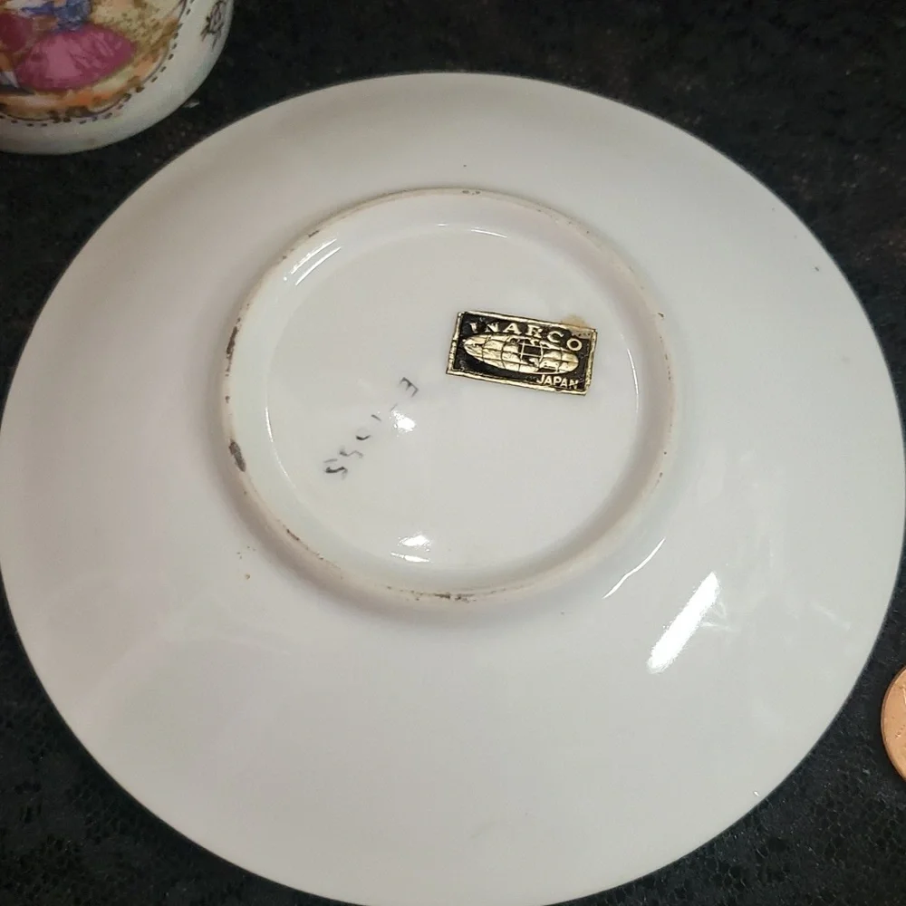 Vintage‎ Inarco Mini Tea Cup & Saucer Made in Japan